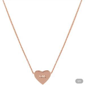 Kate Spade Dear Valentine 17” Necklace Rose Gold